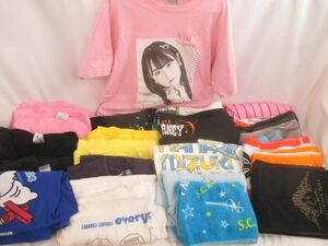 【同梱可】中古品 アーティスト 水樹奈々 等 声優 Tシャツ(XL多め) マフラータオル グッズセット