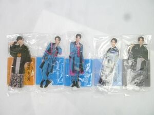 【同梱可】中古品 Snow Man 目黒蓮 渡辺翔太 ラウール 向井康二 アクリルスタンド 5点 グッズセット