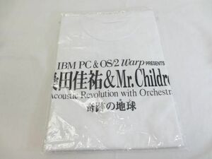 【同梱可】美品 アーティスト 桑田佳祐 Mr.Children 奇跡の地球 ホワイト Tシャツ