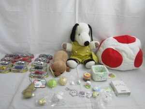 【同梱可】中古品 ホビー USJ キノピオ スヌーピー ちいかわ 他 ファンキャップ ぬいぐるみ ソフビ フィギュア 等 グ