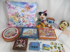 【同梱可】中古品 ディズニー ミッキー ミニー他 ピンズ 空き缶 ぬいぐるみ等グッズセット