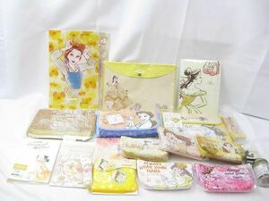 【同梱可】良品 ディズニー 美女と野獣 ベル のみ ボールペン ポーチ マルチケース 等 グッズセット