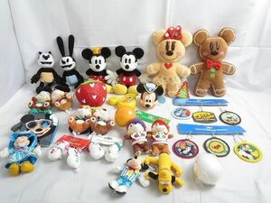 【同梱可】中古品 ディズニー チップ&デール ドナルド 他 ワッペンバッジセット ぬいぐるみバッジ 等 グッズセット