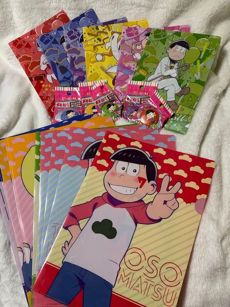 おそ松さん クリアファイル バッチ セット