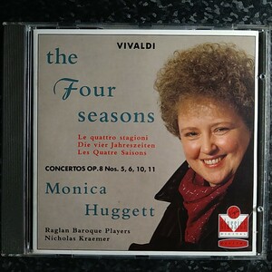 a（西独盤）モニカ・ハジェット　ヴィヴァルディ　ヴァイオリン協奏曲　四季　Huggett Vivaldi The Four Seasons W.Germany
