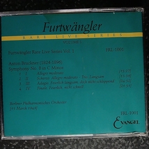 a（EVANGEL）フルトヴェングラー　ブルックナー　交響曲第8番　Furtwangler Bruckner Symphony No.8_画像2