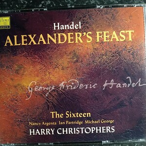 a（Collins 2CD）ヘンデル　アレクサンダーの饗宴　クリストファーズ　ザ・シックスティーン　Handel Alexander's Feast The Sixteen