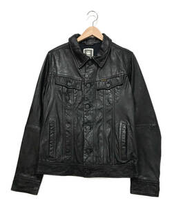 G-STAR RAW レザージャケット ブラック M デニムジャケット ジージャン Gジャン レザーブルゾン ジースターロー ジースターロゥ