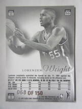 1996-97 Flair Showcase Legacy Collection Row0 #56 Lorenzen Wright/150 ロレンゼン・ライト クリッパーズ ホークス グリズリーズ PF_画像2