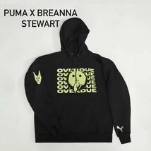 【完売品 PUMA x ブレアナ・ステュアート コラボ パーカー XXL 黒 プーマ ブレアナステュアート アメリカ限定 Overdue メンズ レディース_画像3