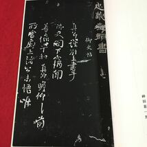 m4↑-095 唐 顏眞卿 忠義堂帖 下 1982年5月25日 13刷発行 二玄社 古書 古本 漢文 古典 古語 和書_画像4