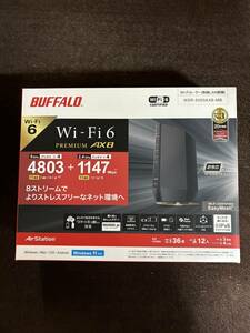 BUFFALO 無線ルータ WSR-6000AX8-MB WiFi6対応