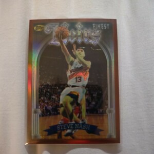 超激レア 96-97 Finest SteveNash スティーブナッシュ SSP RC Refractor #217 Suns NBA レジェンド HOF スーパースター デザインかっこいい