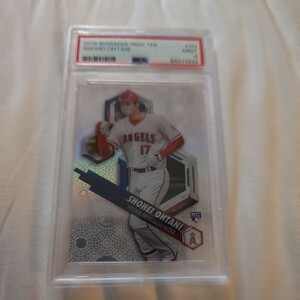 PSA9完璧超激レア 2013 Bowman High Tek Shohei Ohtani 大谷翔平 SSP RC #SO 現Dodgers MLB 二刀流スーパースター Angela 日本ハム