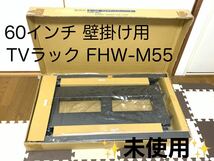 未使用 共栄商事 オーロラ マルチディスプレイハンガー FHW-M55 60インチ 壁掛け用 テレビラック インテリアTV テレビ ディスプレイ_画像1