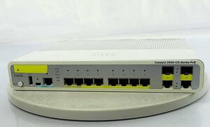 初期化済 Cisco Catalyst Series 3560-C シリーズ WS-C3560CG-8PC-S イーサネット スイッチ シスコ ラック switch S012912