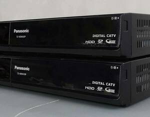 2台セット HDMIケーブル CATV STB 録画OK Panasonic TZ-HDW610P HDD500GB セットトップボックス 地デジチューナー パナソニック S012507