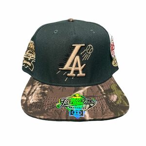 TWNTY TWO Snapback　LOS ANGELS 緑:迷彩