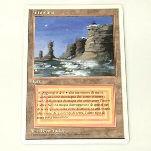 MTG　Altopiano　1枚　3ED　伊語　Plateau　リバイズド　デュアルランド