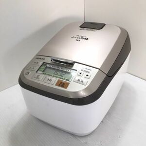 S9-1195T 【動作品】 HITACHI/日立 圧力&スチーム ふっくら御膳 IHジャー炊飯器 5.5合炊き RZ-TS104M 2020年製 シャンパンホワイト