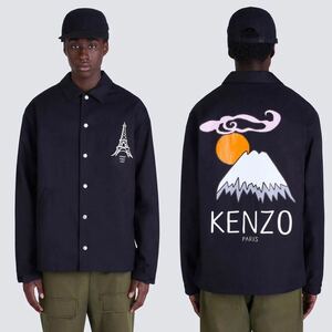 KENZO 'Paris-japan' коуч жакет XL