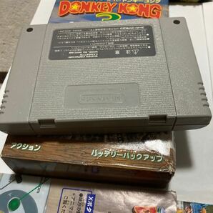 送料無料 SFC スーパーファミコン スーパードンキーコング3 謎のクレミス島 箱 説明書 地図付き superfamicom super donkey kongの画像3