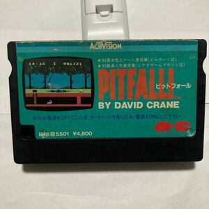 送料無料 MSX PITFALL! ピットフォール BY DAVID CRANE PONYCA ACTIVISION R48 X 5501 ポニカ アクティビジョン PITFALL ピット フォール