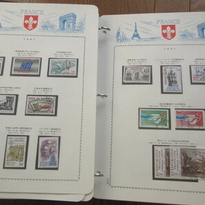 VOSTOK アルバムフランス切手コレクション 1974～1988年(約62リーフ) の画像4