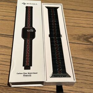 Apple Watch バンド PITAKA カーボンファイバー　Rhapsody 超美品　45㎜ 49㎜　ラプソディー