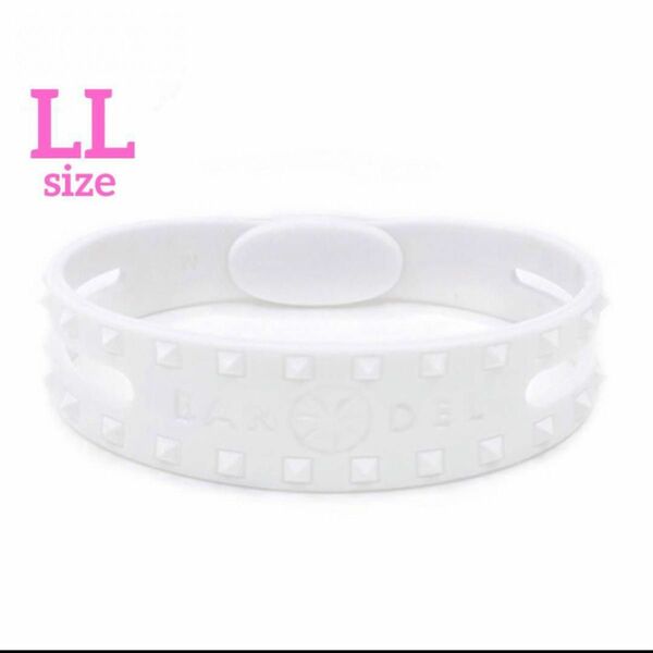 Bandel バンデル studs Bracelet ホワイトホワイト LL ブレスレット スタッズ