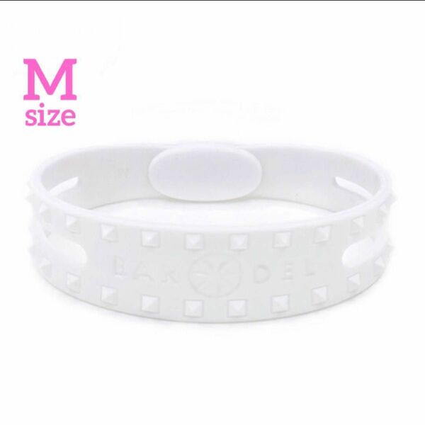 Bandel バンデル studs Bracelet ホワイトホワイト Ｍ ブレスレット スタッズ