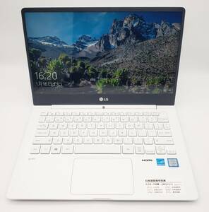 【送料無料】美品 LG gram 13Z970-ER33J Core i3搭載 メモリ8GB増設済み 13インチでわずか840gの超軽量ノートPC