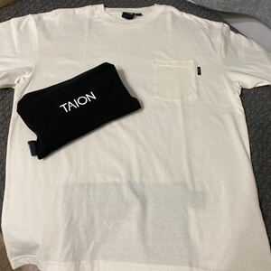 タイオン TAION パッカブル　Tシャツ オフホワイト　生成色　サイズL 新品