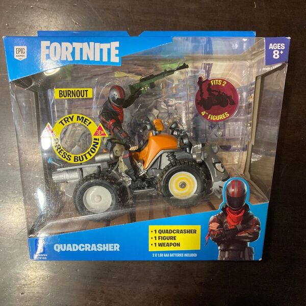 フォートナイト fortnite クワッドクラッシャー ジャズウェアズ 4インチ バーンアウト+スカルスクワッド セット