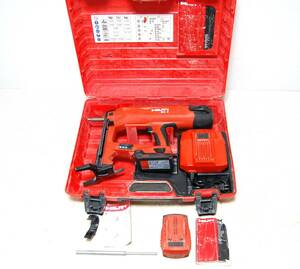 送料込み HILTI バッテリー式鋲打機 BX3-IF◇バッテリー×/充電器/ケース