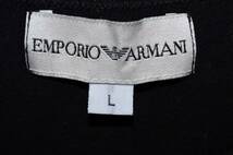 ＥＭＰＯＲＩＯ　ＡＲＭＡＮＩ　エンポオアルマーニ・ＧＡマーク入り　半袖Ｔシャツ　黒系色　サイズ：Ｌ（日本製・中古）_画像2