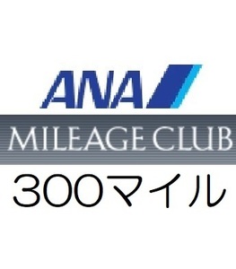 全日空ANA300マイル　希望の口座へ加算