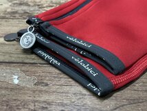 HM310 VELOBICI ヴェロビチ Zip Thermal Legwarmers レッグウォーマー Velvet Red 赤 L_画像5