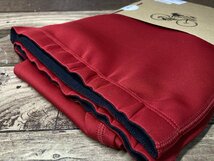 HM309 VELOBICI ヴェロビチ Zip Thermal Legwarmers レッグウォーマー Velvet Red 赤 L_画像3