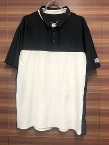 HJ975 Tokyo Wheel zTokyo Wheels short sleeves button down cycle jersey XL white black 