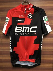 HM669 アソス Assos BMC 半袖 サイクルジャージ 赤黒 M