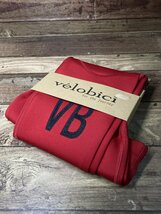 HM311 VELOBICI ヴェロビチ Zip Thermal Legwarmers レッグウォーマー Velvet Red 赤 L_画像1