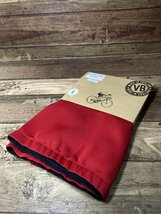 HM312 VELOBICI ヴェロビチ Zip Thermal Legwarmers レッグウォーマー Velvet Red 赤 L_画像2