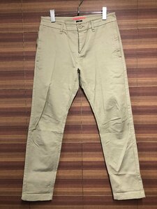 HL802 ラファ Rapha コットントラウザー COTTON TROUSERS SLIM ベージュ 28W30L