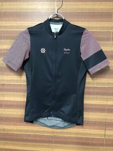 HN397 ラファ Rapha WOMENS CLUBHOUSE MERCH MIDWEIGHT RACE JERSEY 半袖 紺 XS レディース