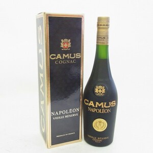 V236-J24-242 CAMUS カミュ NAPOLEON ナポレオン VIEILLE RESERVE コニャック 700ml 40％ 未開栓 現状品⑧