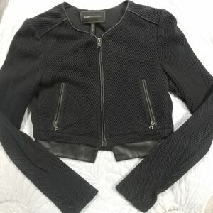 BCBG MAXAZRIA ジャケット リアルレザー