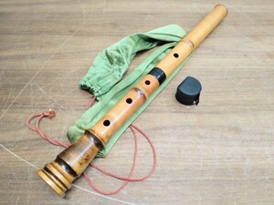 和楽器 尺八 翠風調? 全長55cm 美品