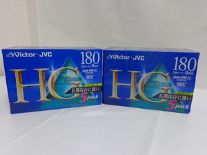 未開封品 Victor VHSビデオテープ HG ハイグレード 180 5T-180HGK 5packx2