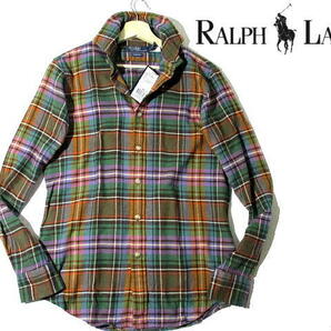 定価26400円■ 新品 未使用 安い！ ポロ ラルフローレン ネルシャツ 即決 チェック 長袖シャツ POLO RalphLauren 国内正規品の画像1